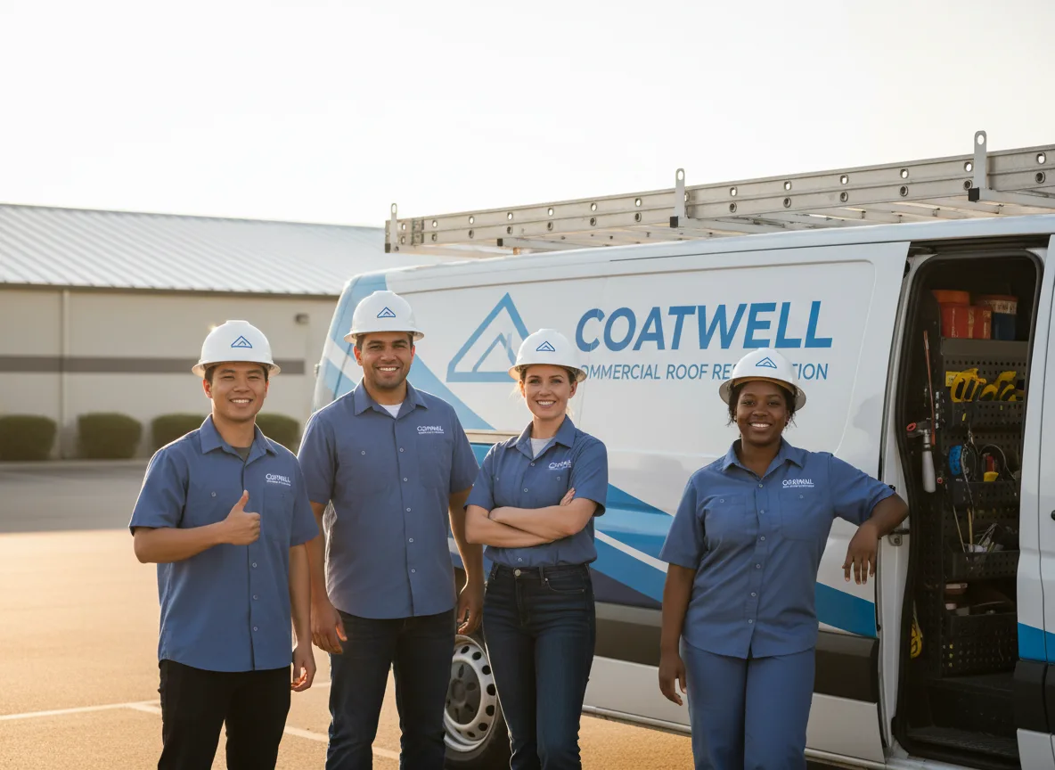 Commercial roof coating company in Bow, WA